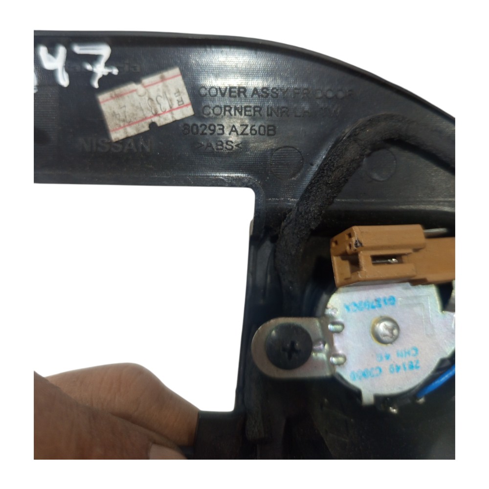 Acabamento Retrovisor Esquerdo Nissan Tiida Livina 2008 A 15 Preto 4