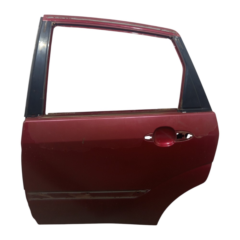 Porta Traseira Esquerda Ford Focus 2.0 16v 2001 A 2007 Traseira Esquerdo Vermelho 3
