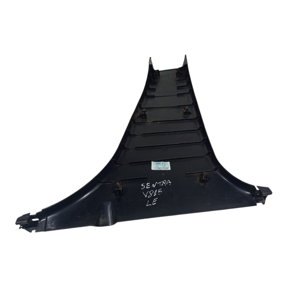 Moldura Central Inferior Esq Nissan Sentra 2009 2010 A 2013 Preto 3