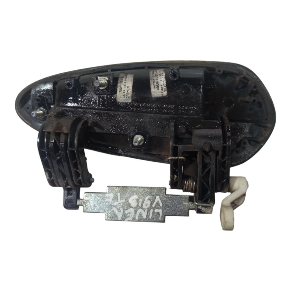 Maçaneta Externa Traseiro Le Fiat Linea 2009 2010 A 2014 Preto Traseira 2