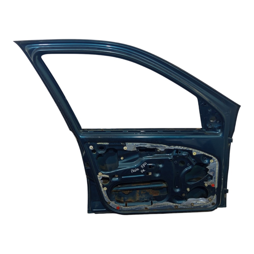 Porta Dianteira Esquerda Fiat Palio 1996 1997 1998 A 2000  Dianteira Azul 4