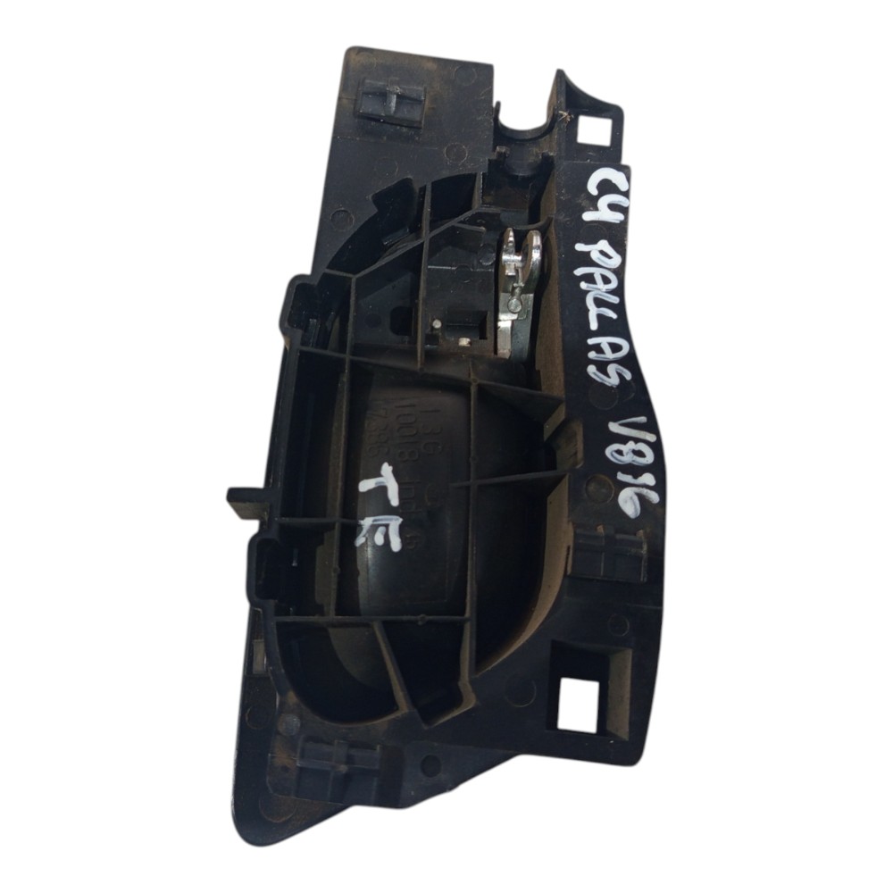 Maçaneta Interna Esquerda Citroen C4 Pallas 2008 2009 A 2010 Preto E Cromado Dianteira/traseira 3