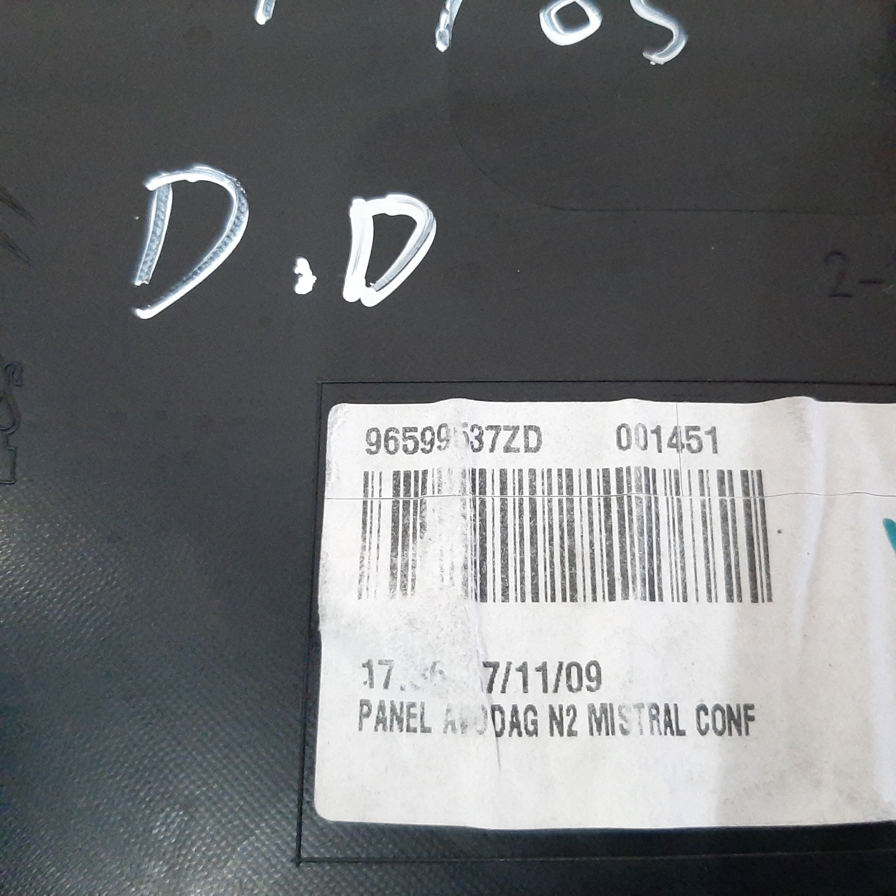 Forro Porta Dianteira Direita Citroen C4 Picasso 2009 A 2014 3