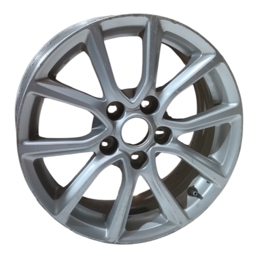 Roda Avulsa Aro 16 Mitsubishi Lancer 2015 Para Recuperar Prata