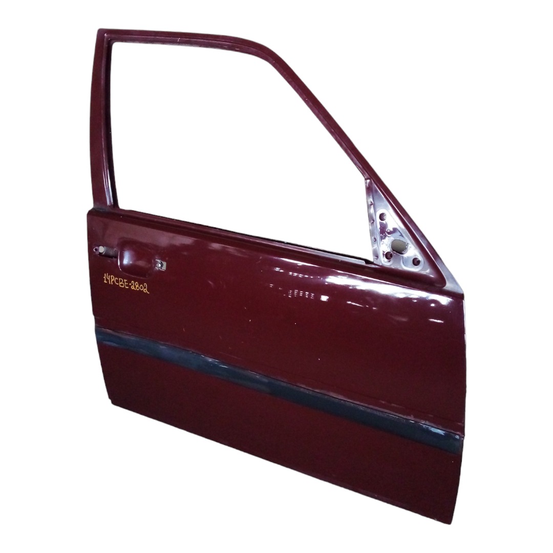 Porta Dianteira Direita Volvo 460 1995 Para Recuperar  Dianteira Direito Vermelho 3