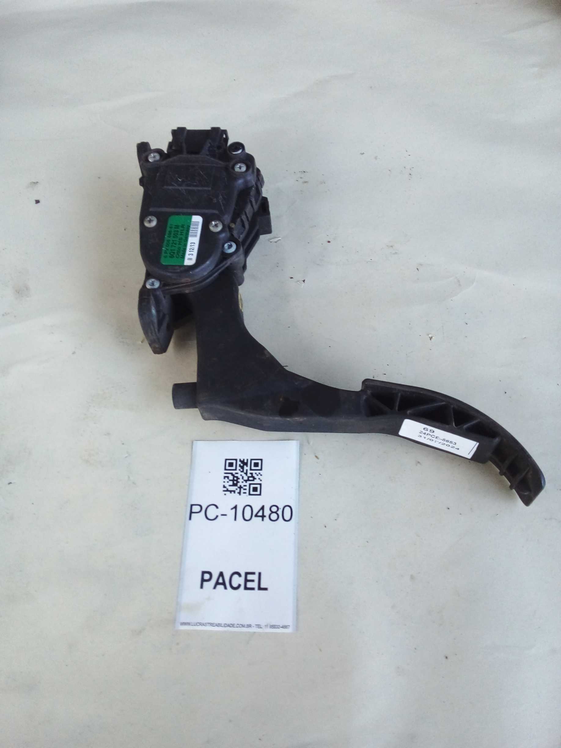 PEDAL ACELERADOR GOL 1