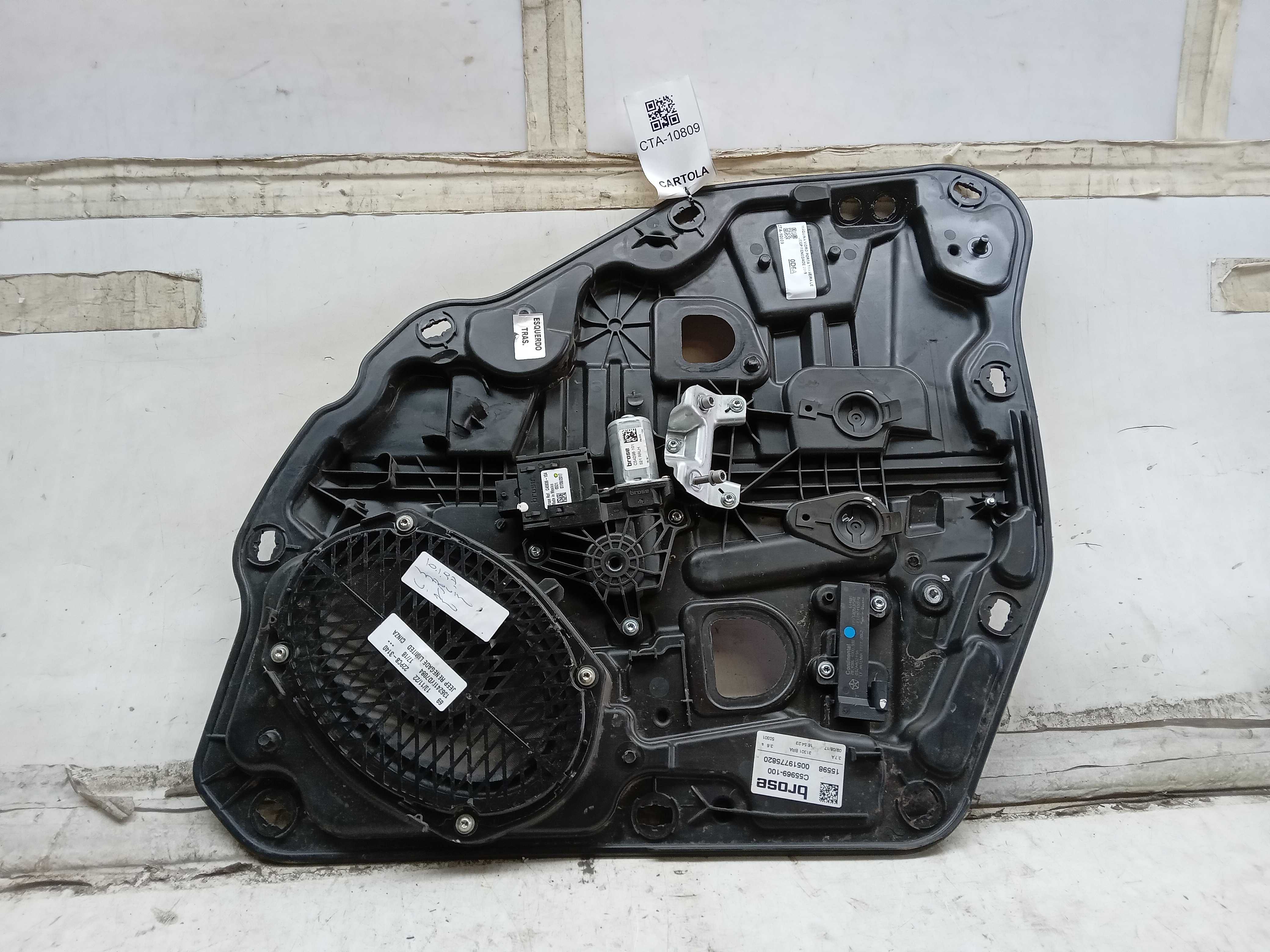 MÁQUINA VIDRO PORTA TRASEIRA LE JEEP RENEGADE 2018