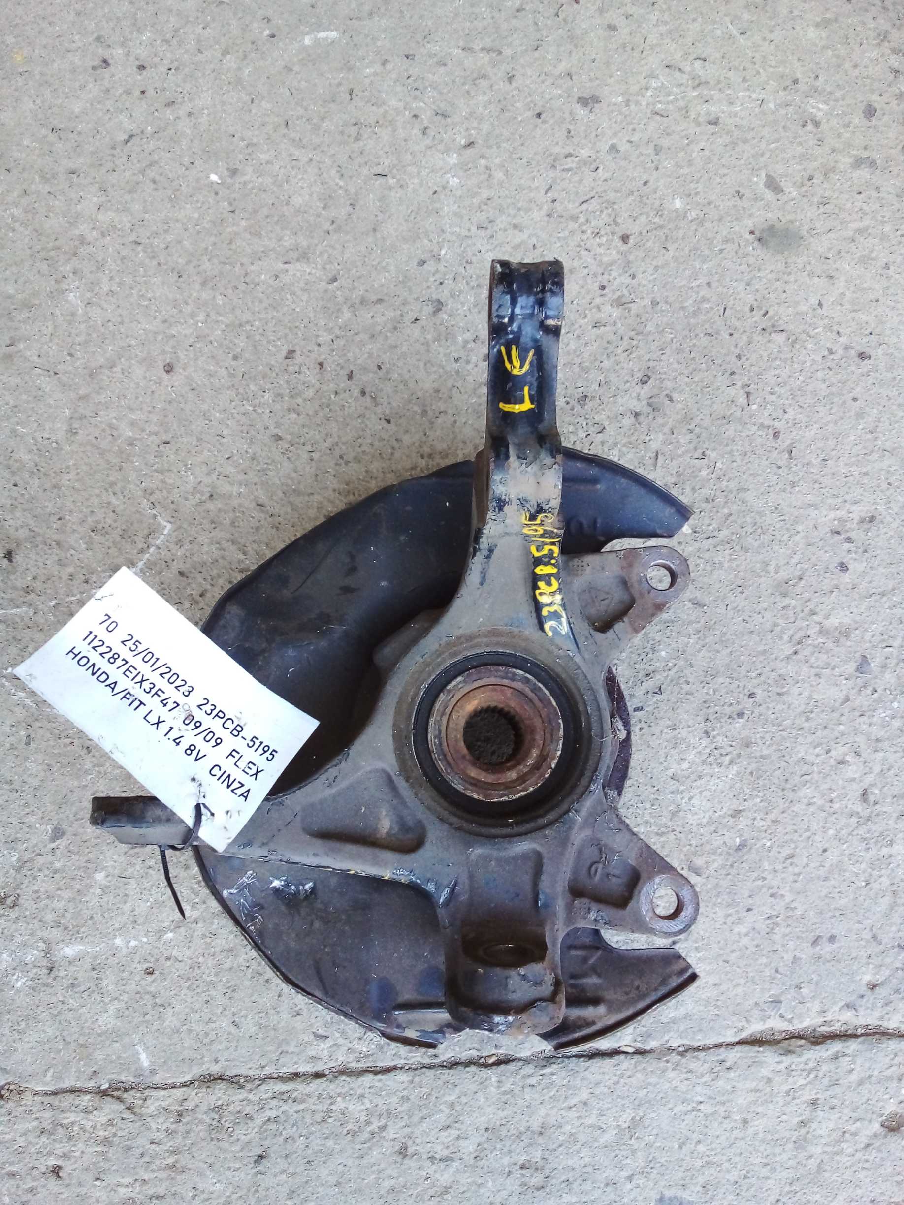 CUBO MONTANTE DIANTEIRO ESQUERDO HONDA FIT 2009 1