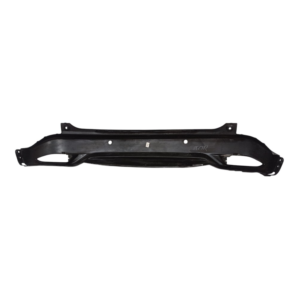Moldura Parachoque Traseiro Honda Hrv 2017 Com Furo P Sensor Preto 5