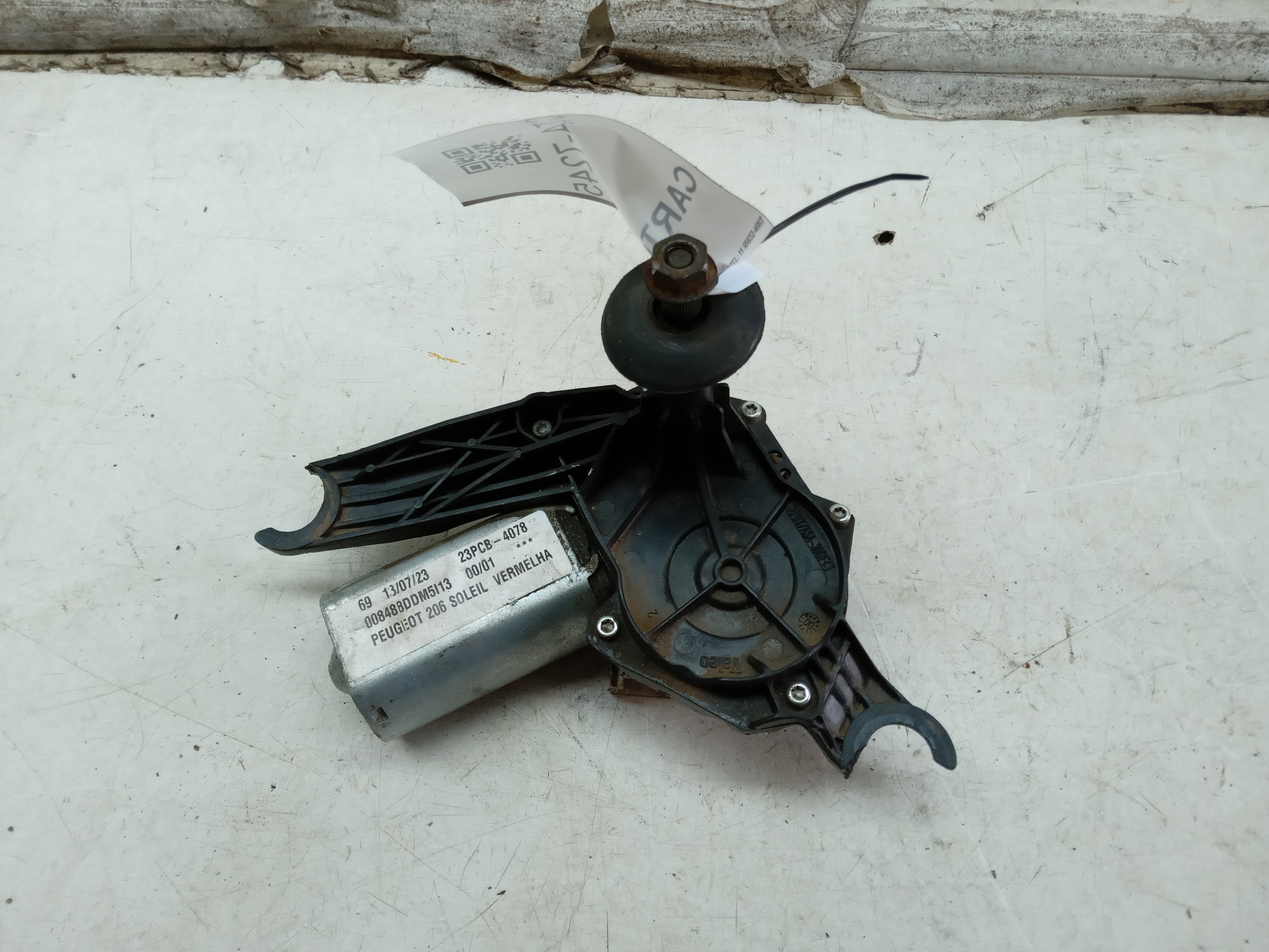 MOTOR LIMPADOR TRASEIRO PEUGEOT 206 2001 1