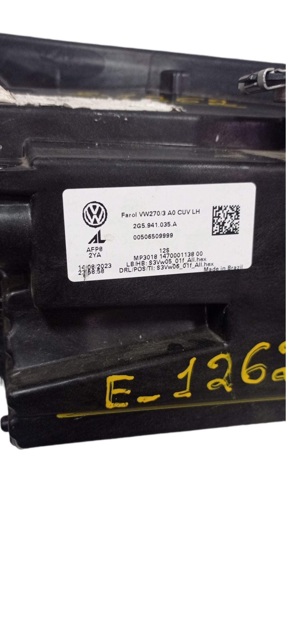 Farol Dianteiro Esquerdo Vw Nivus 2020 A 2023 Para Recuperar 9
