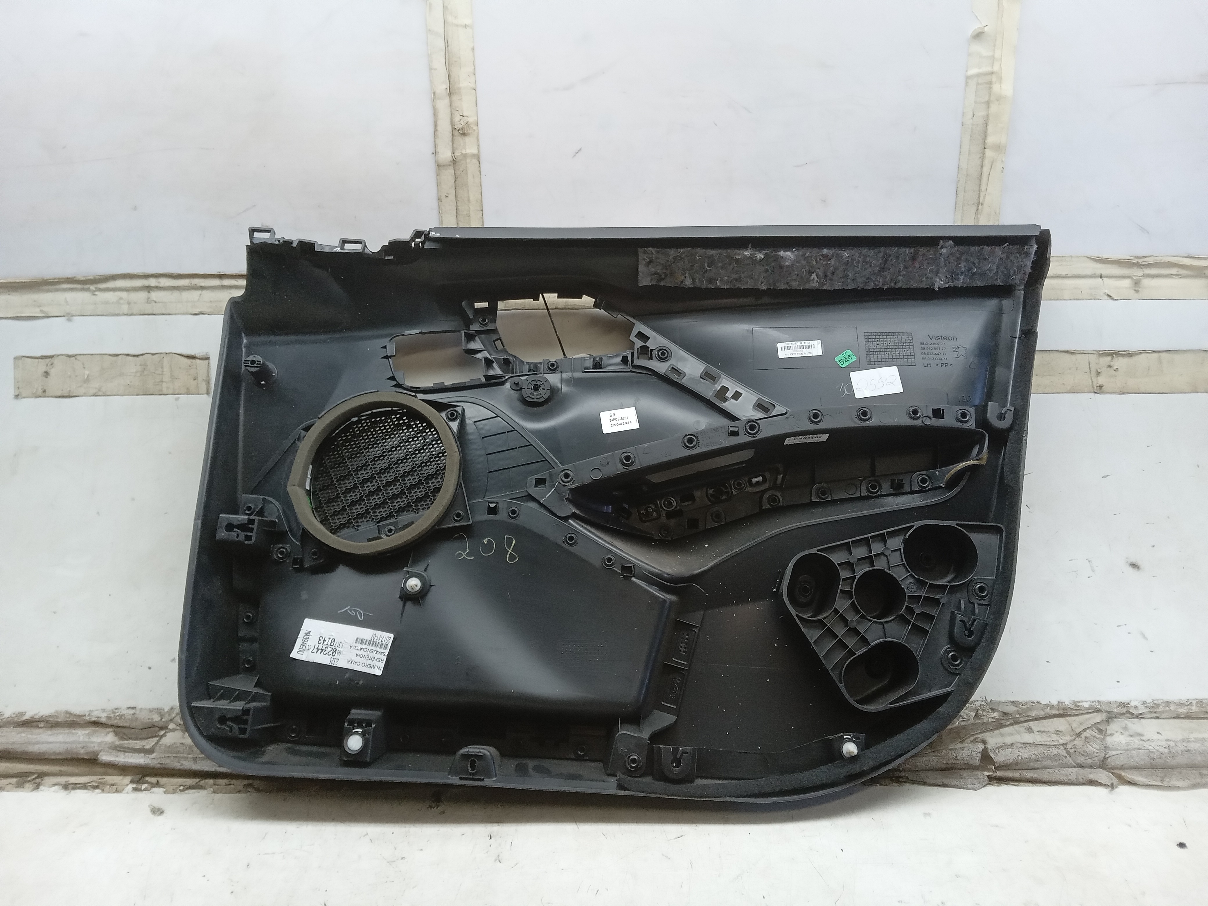 FORRO PORTA DIANTEIRO LE PEUGEOT 2008 208 ANO 2017 2