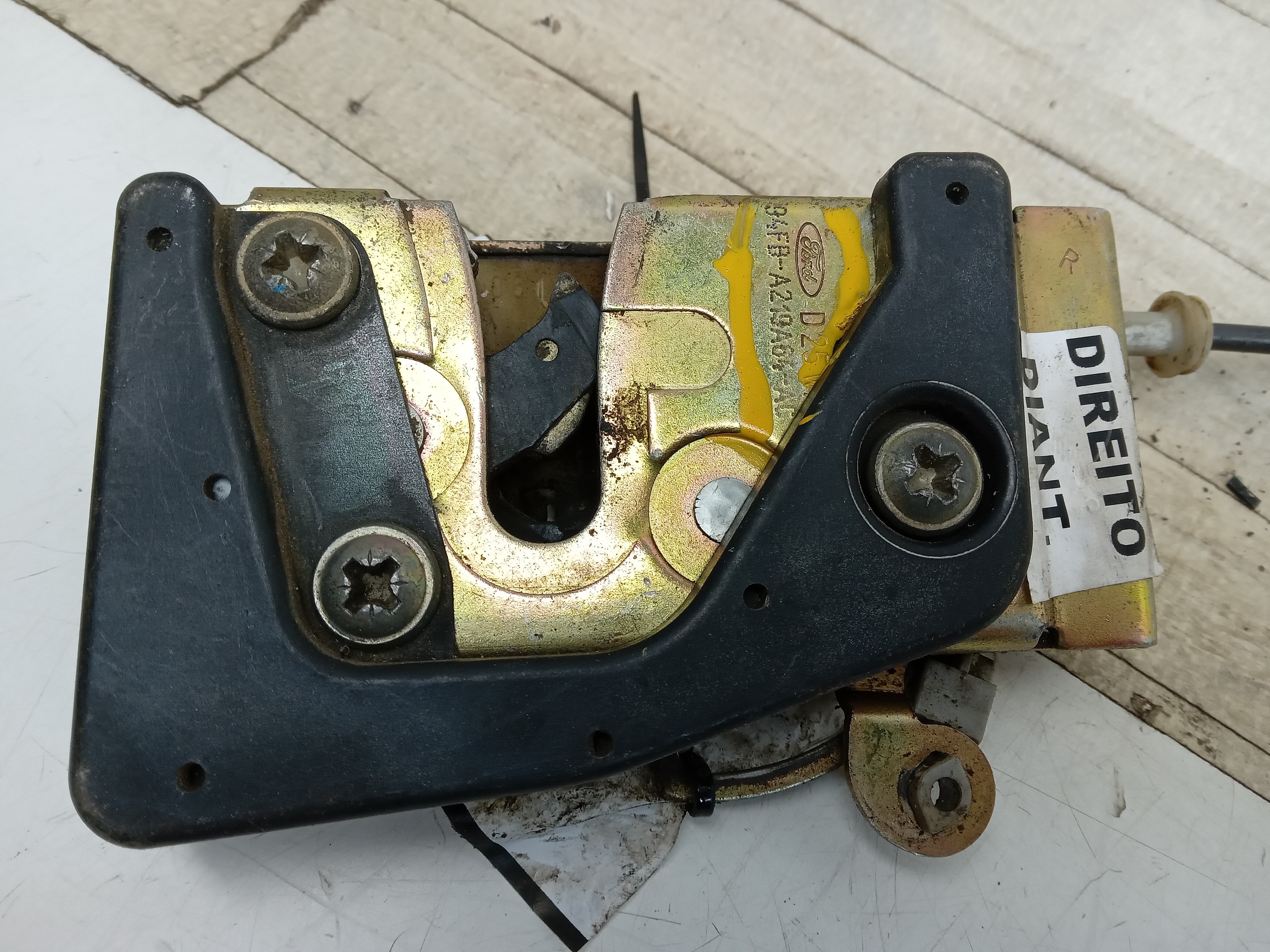 FECHADURA PORTA DIANT LD COM MAÇANETA FORD ESCORT 1997 4