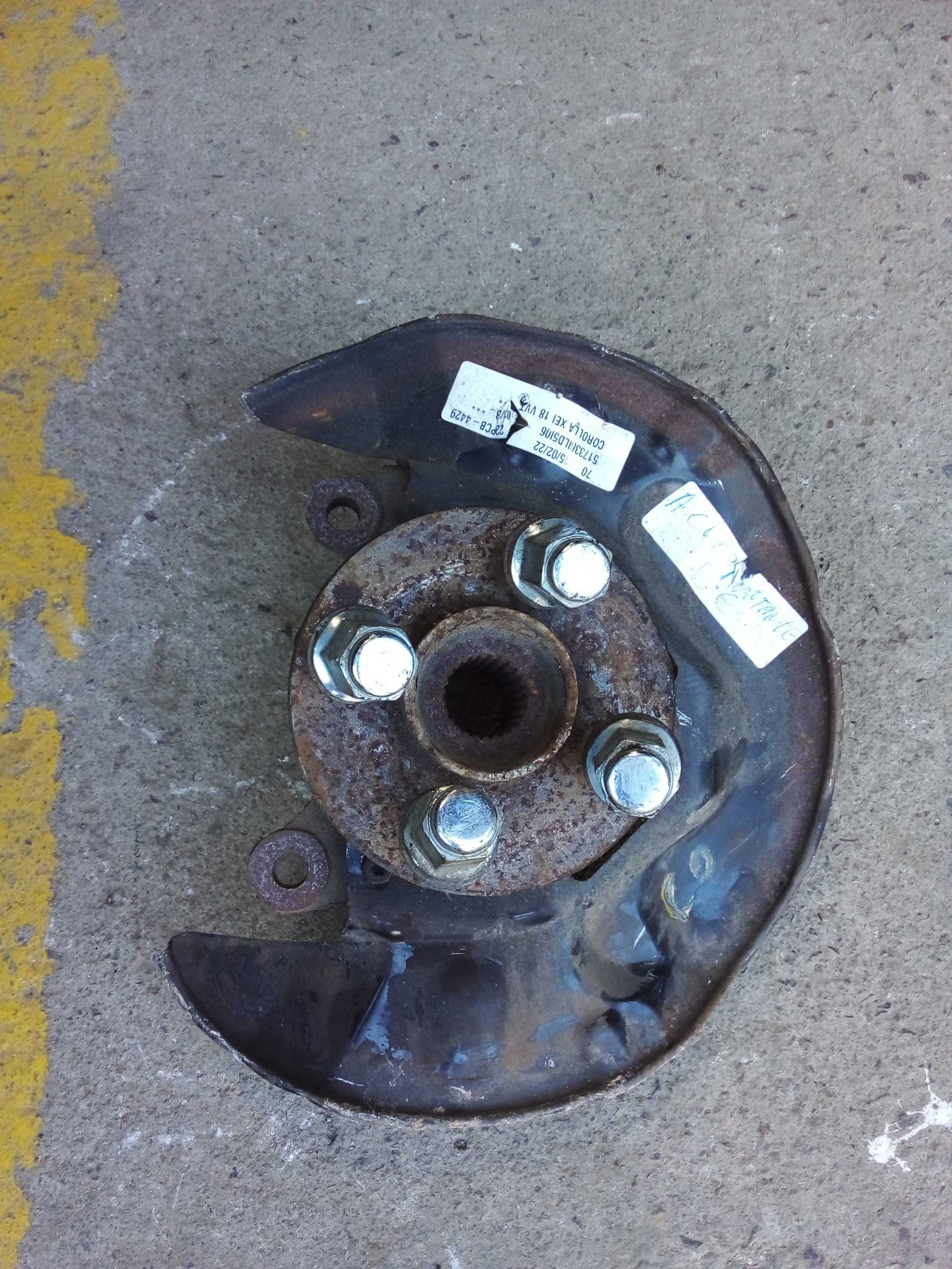 CUBO MONTANTE DIANTEIRO ESQUERDO TOYOTA COROLLA 2003 2