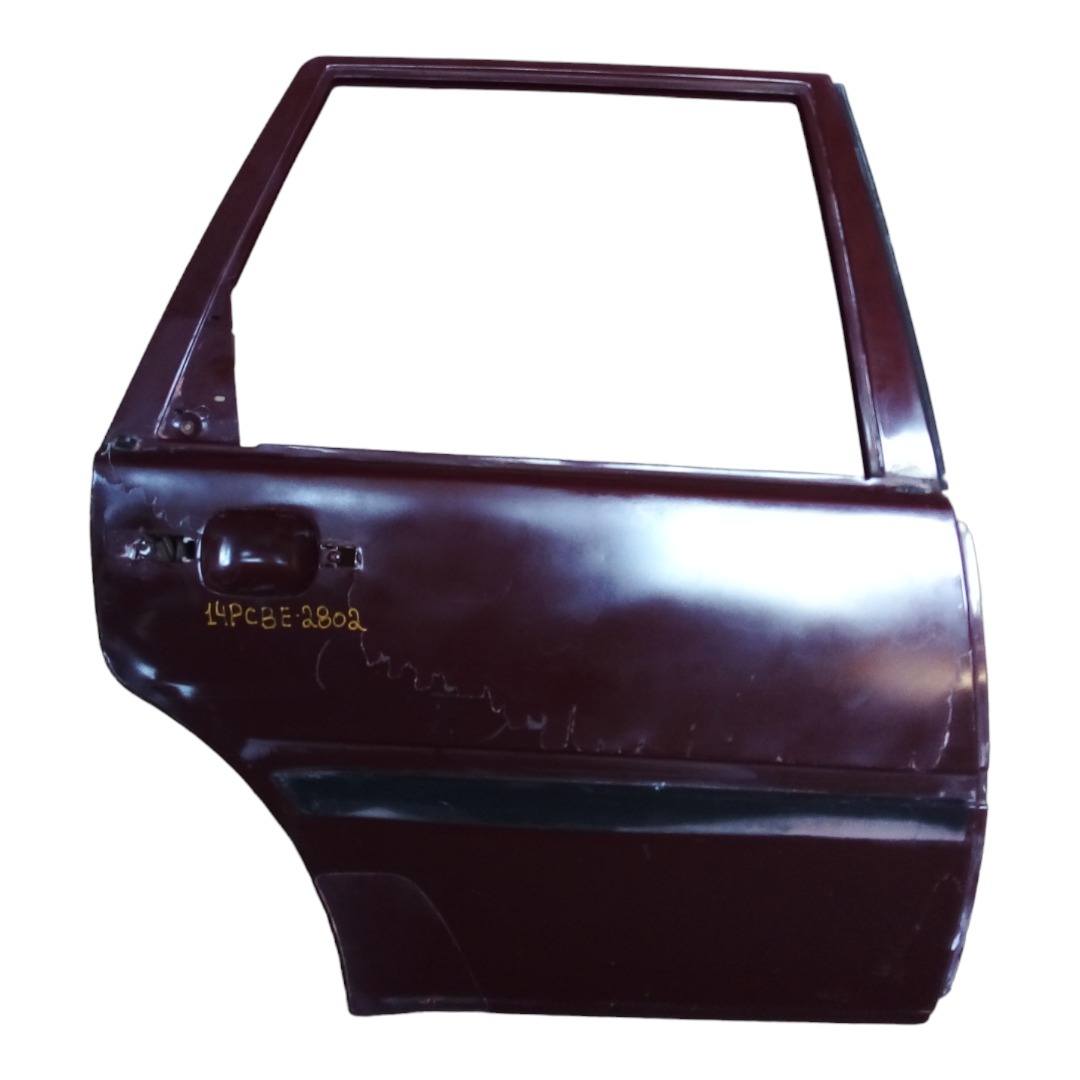 Porta Traseira Direita Volvo 460 1995 Para Recuperar  Traseira Direito Vermelho 1