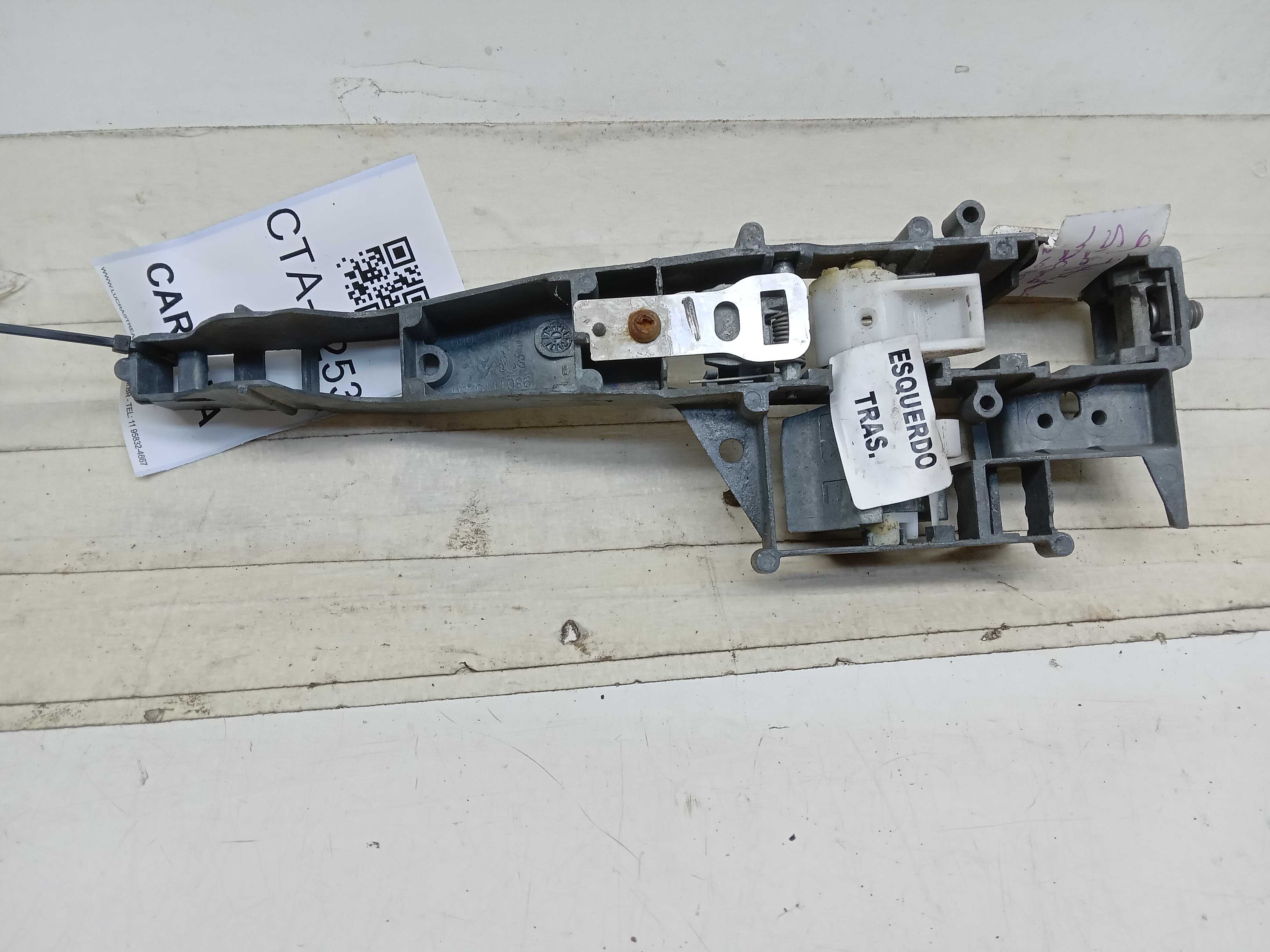 SUPORTE MAÇANETA EXTERNA TRASEIRA LE PEUGEOT 208 2018 2