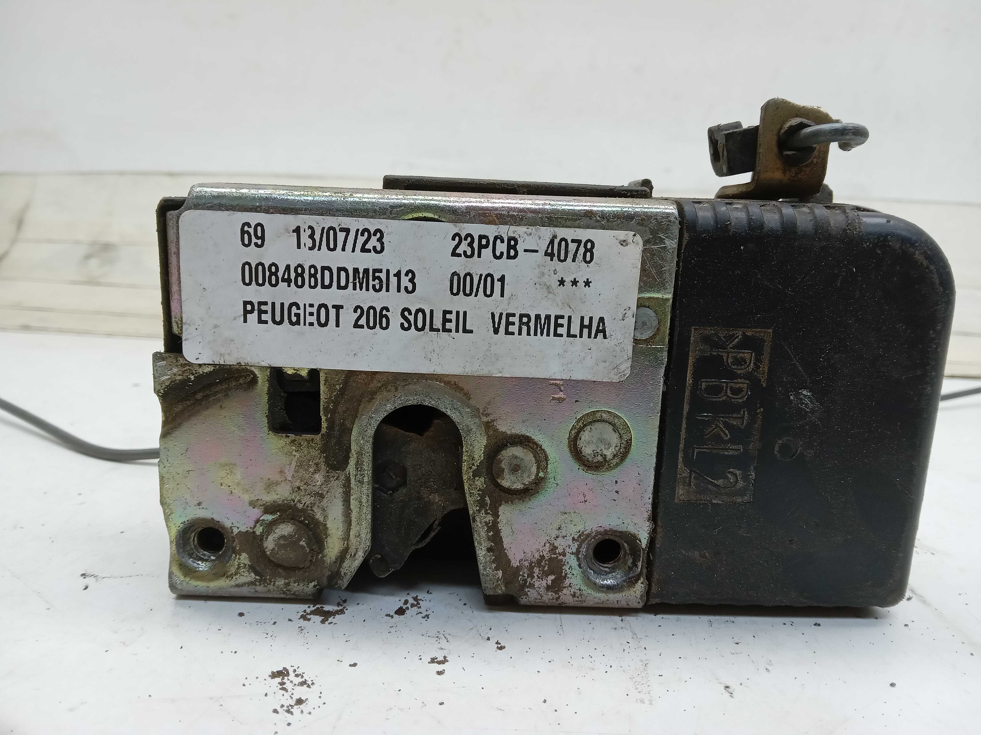FECHADURA PORTA DIANTEIRA LD PEUGEOT 206 SOLEIL 2000 1