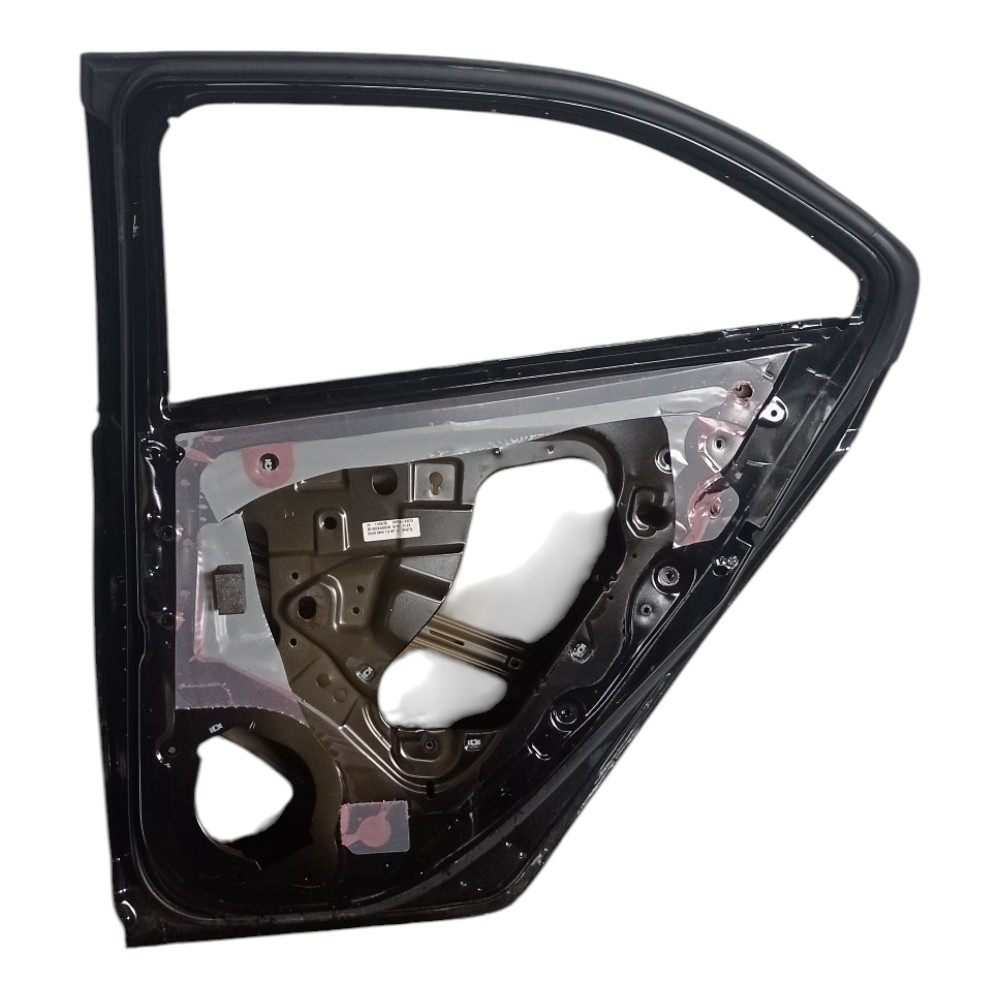 Porta Traseira Direita Gm Onix 2015 Para Recuperar  Traseira Direita Preto 7