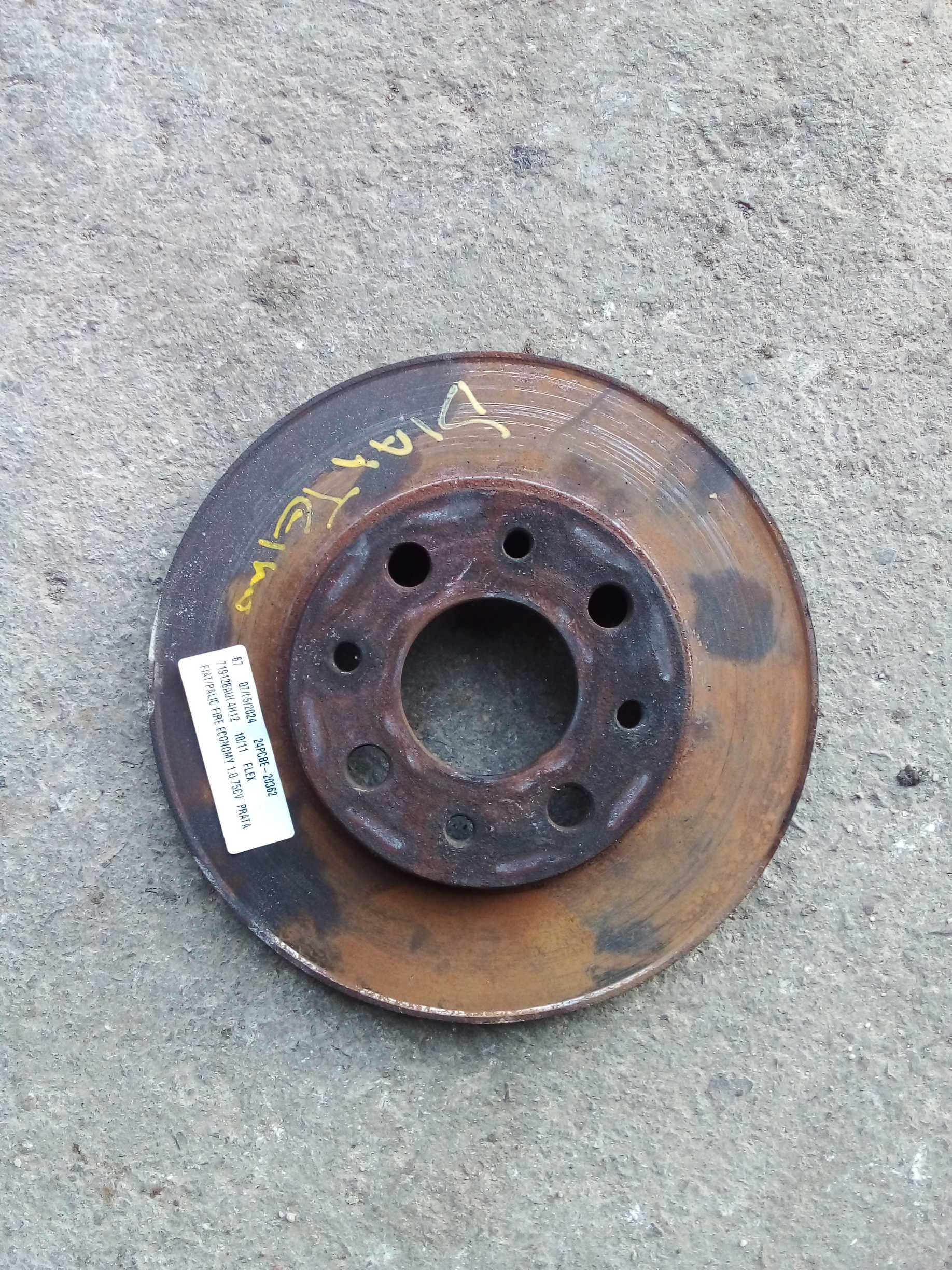 DISCO DE FREIO DIANTEIRO VENTILADO FIAT PALIO FIRE 1.0 2010