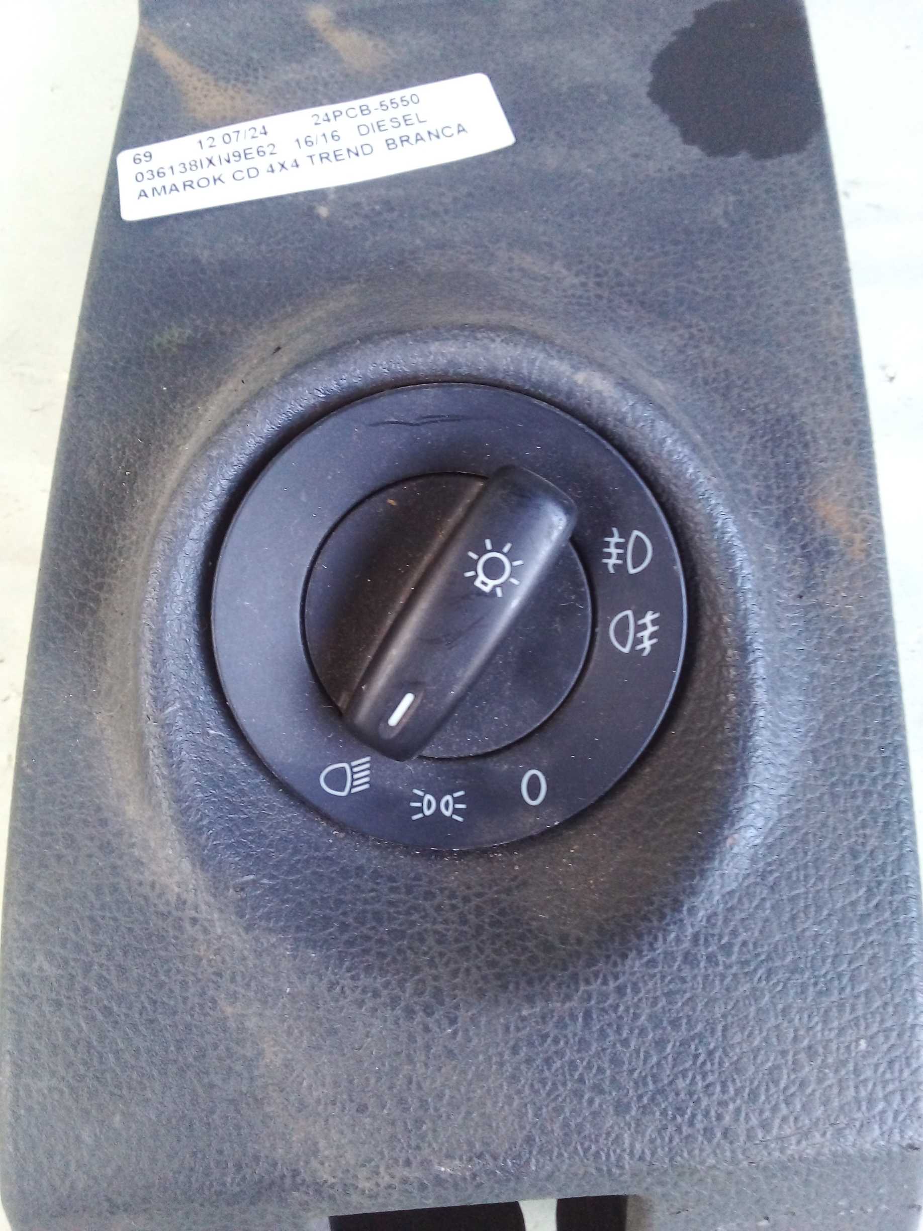 BOTÃO COMANDO ACENDIMENTO FAROL AMAROK 2016 2