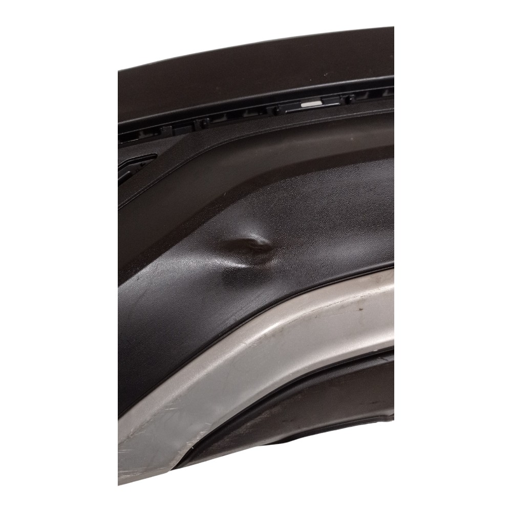 Spoiler Parachoque Inferior Traseiro Vw Nivus 2019 A 2023 Preto Cinza 5