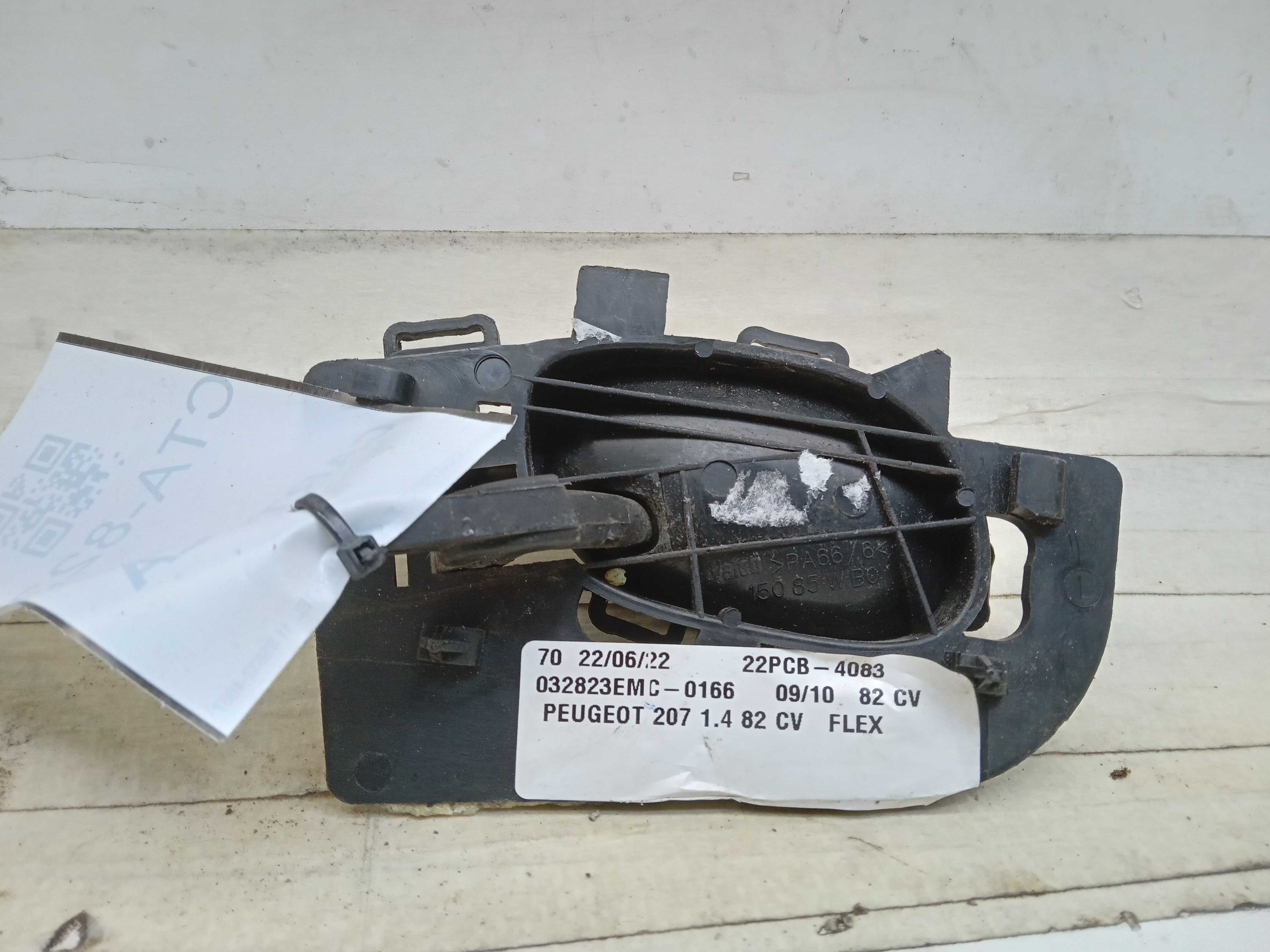 MAÇANETA INTERNA PORTA TRASEIRA LD PEUGEOT 207 2010 2