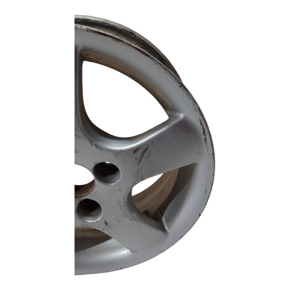 Roda Avulsa Aro 14 Honda Fit Para Recuperar Sad455a Prata 3