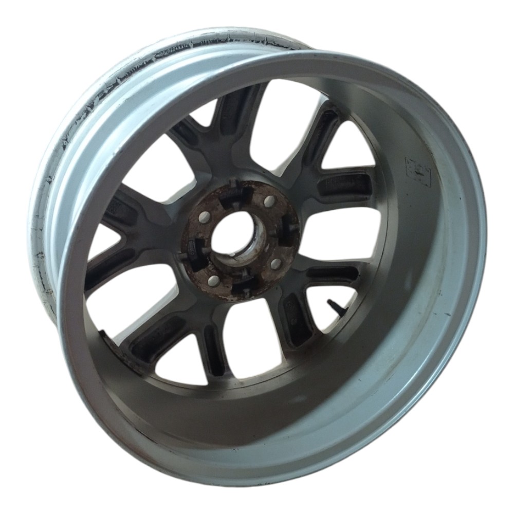 Roda Avulsa Aro 15 Renault Sandero Furação 4×100 P Recuperar Prata 5