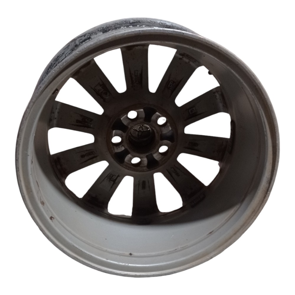 Roda Avulsa Aro 16 Toyota Corolla Altis Para Recuperar  Prata 7