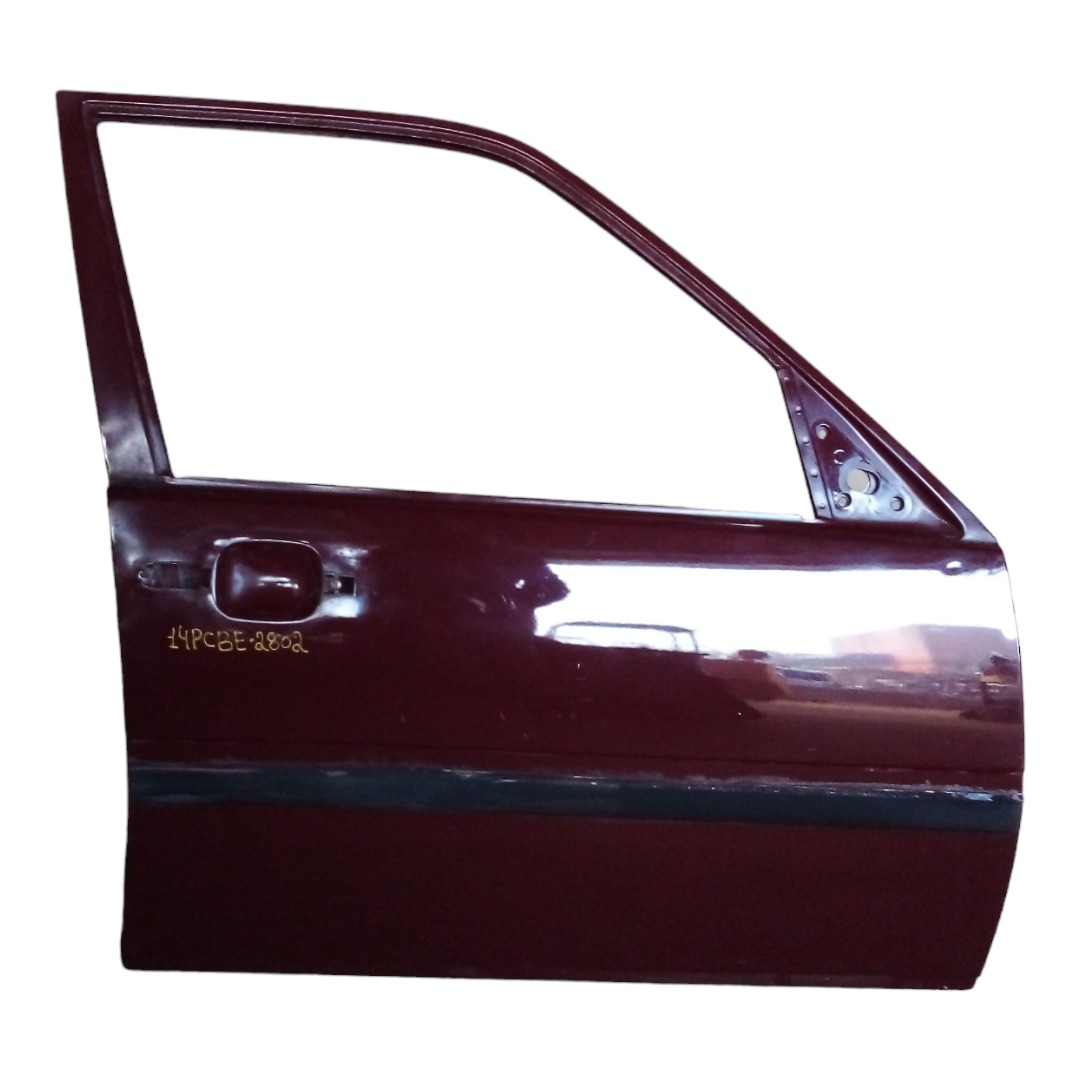 Porta Dianteira Direita Volvo 460 1995 Para Recuperar  Dianteira Direito Vermelho 1