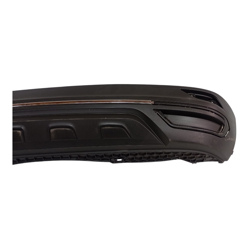 Saia Spoiler Parachoque Tras Vw Tcross 2021 P Friso Cromado Preto 5