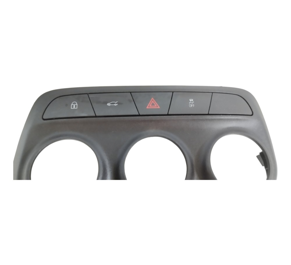Botão Alerta Off Trava C/ Moldura Gm Onix Turbo 2021 2