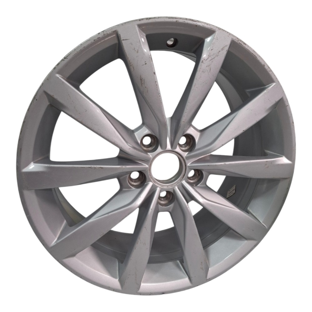 Roda Avulsa Aro 17 Vw Golf Original P/ Recuperar Prata