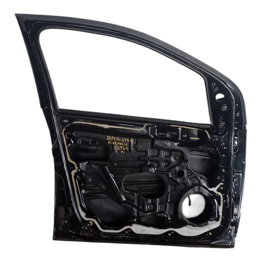 Porta Dianteira Esquerda Fiat Palio 2012 Para Recuperar  Dianteira Esquerda Preto 5