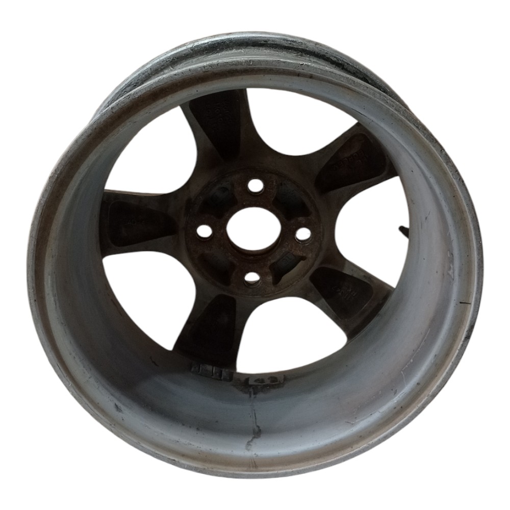 Roda Avulsa Aro 14 Honda Fit Para Recuperar Sad455a Prata 6
