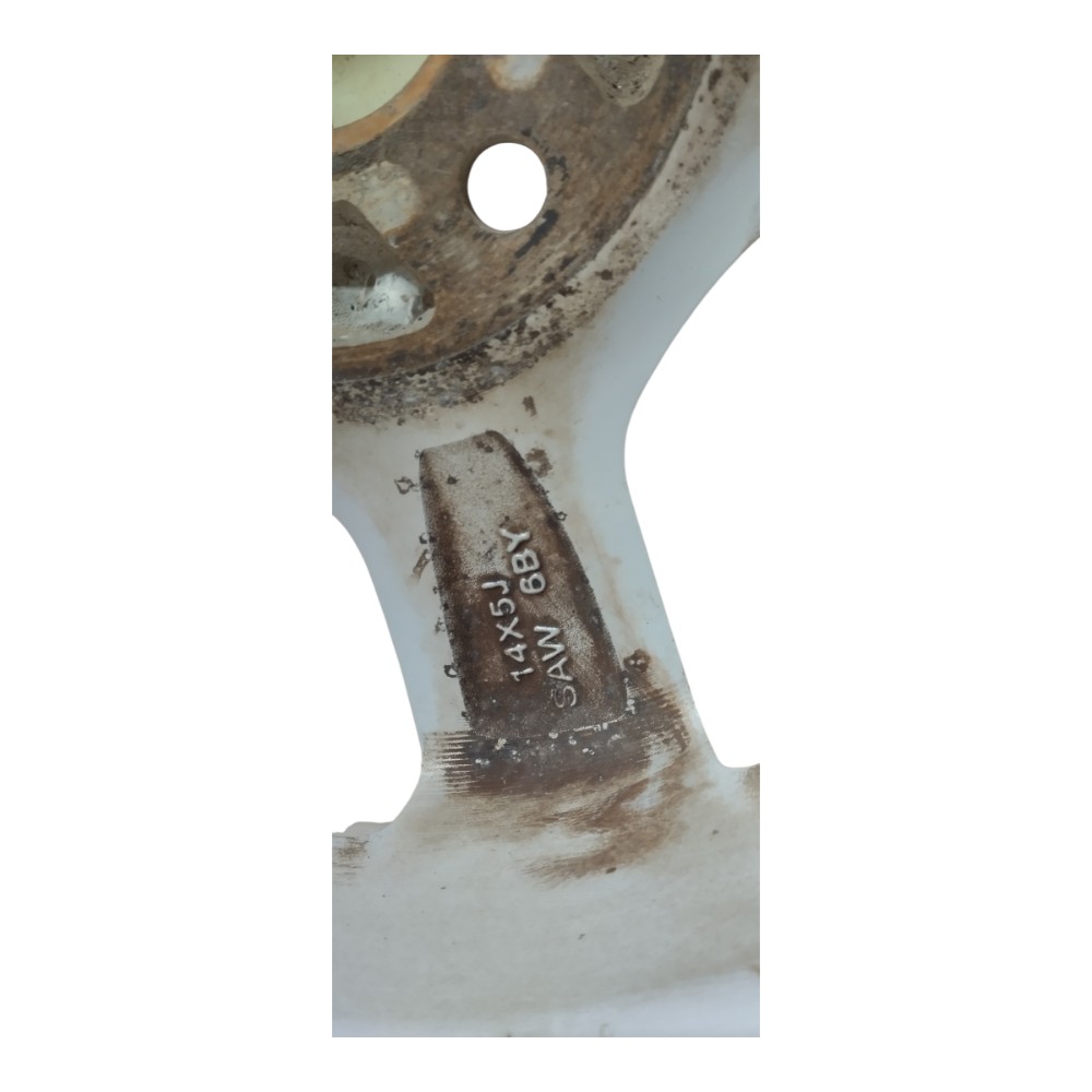Roda Avulsa Aro 14 Chery Face Original Para Recuperar Prata 5