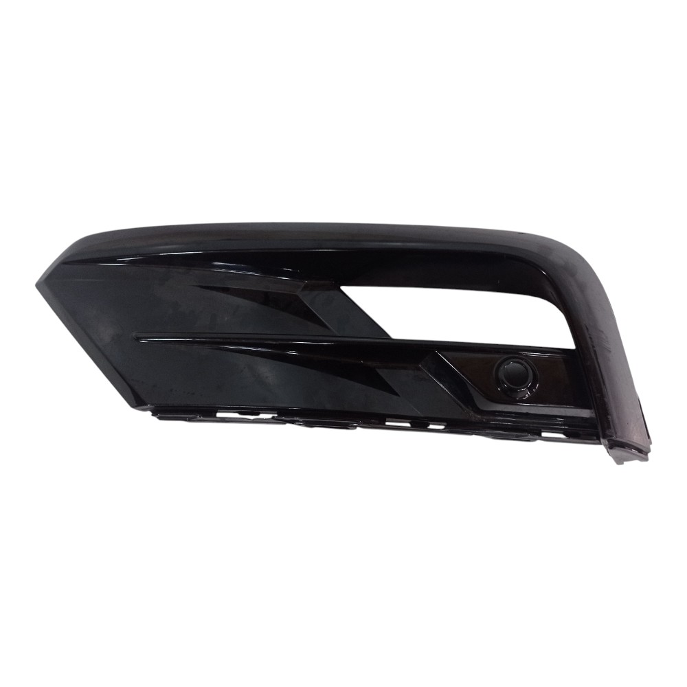 Moldura Acabamento Esquerdo Parachoque Diant Vw Tiguan 2021 Preto 2
