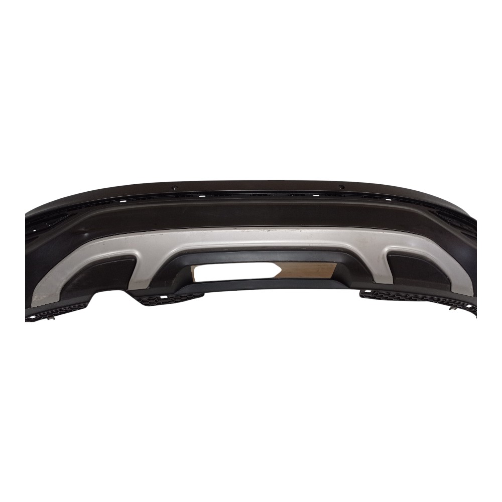 Spoiler Parachoque Inferior Traseiro Vw Nivus 2019 A 2023 Preto Cinza 6