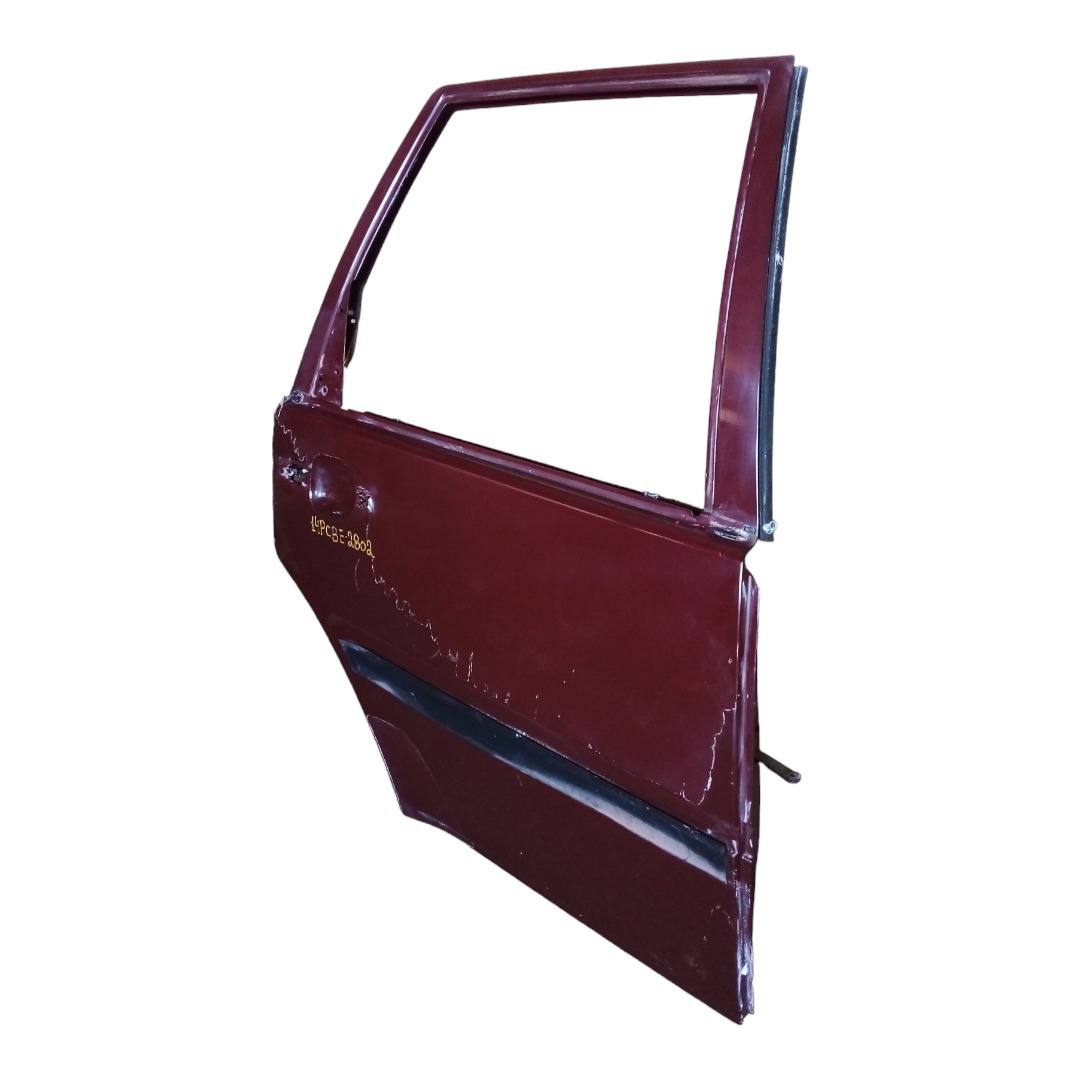 Porta Traseira Direita Volvo 460 1995 Para Recuperar  Traseira Direito Vermelho 3