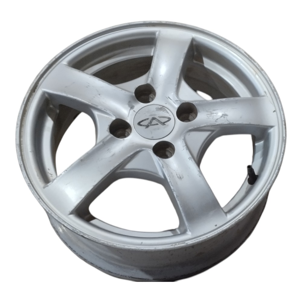 Roda Avulsa Aro 14 Chery Face Original Para Recuperar Prata 3