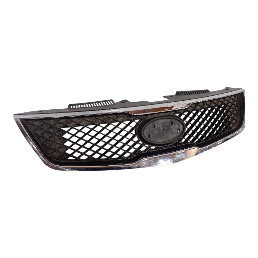 Grade Dianteira Superior Kia Cerato 2009 A 2013 Preto Cromado 3