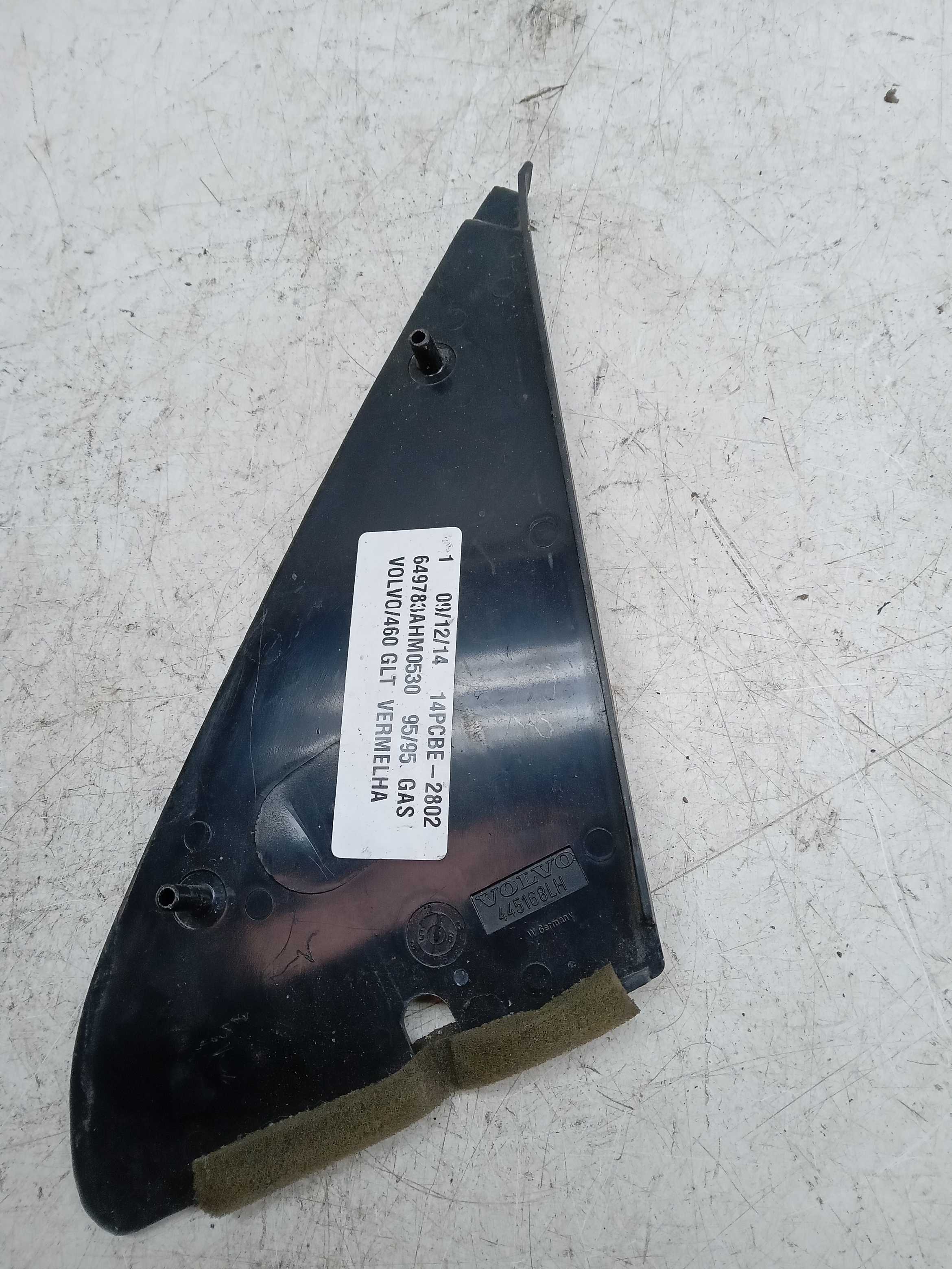 ACABAMENTO MOLDURA RETROVISOR DIANTEIRO LE VOLVO 460 1995 2
