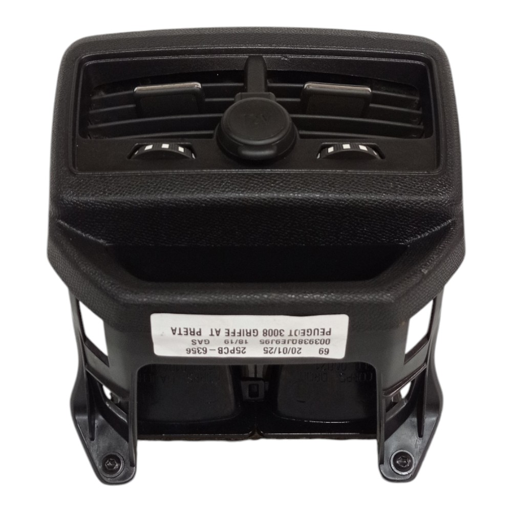 Difusor Ar Condicionado Peugeot 3008 2018 Console Traseiro 2
