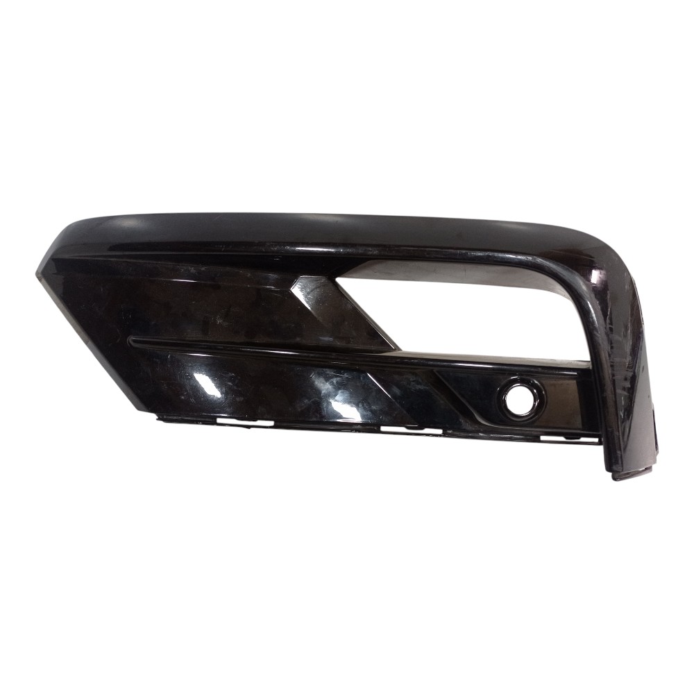 Moldura Acabamento Esquerdo Parachoque Diant Vw Tiguan 2021 Preto 1