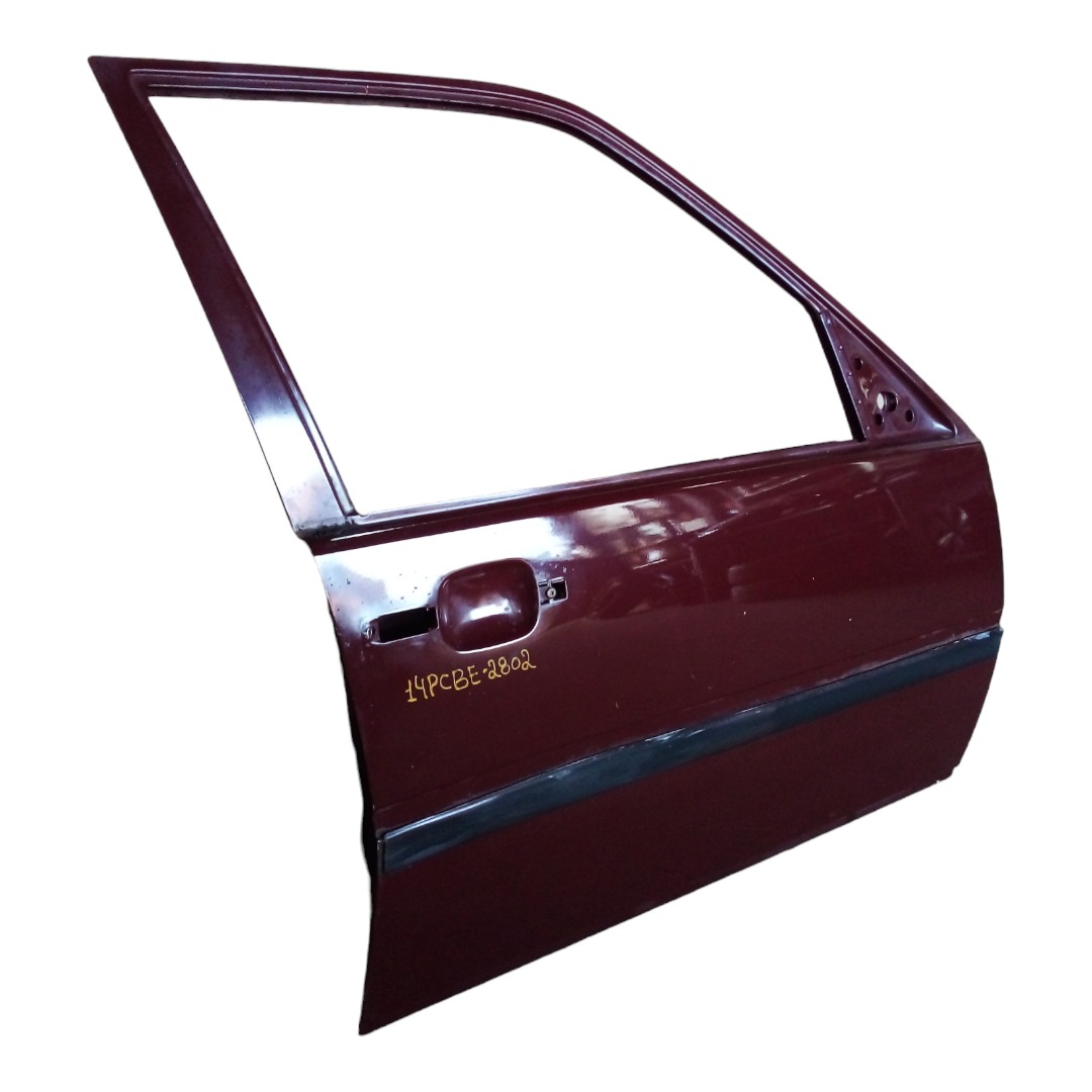 Porta Dianteira Direita Volvo 460 1995 Para Recuperar  Dianteira Direito Vermelho 2