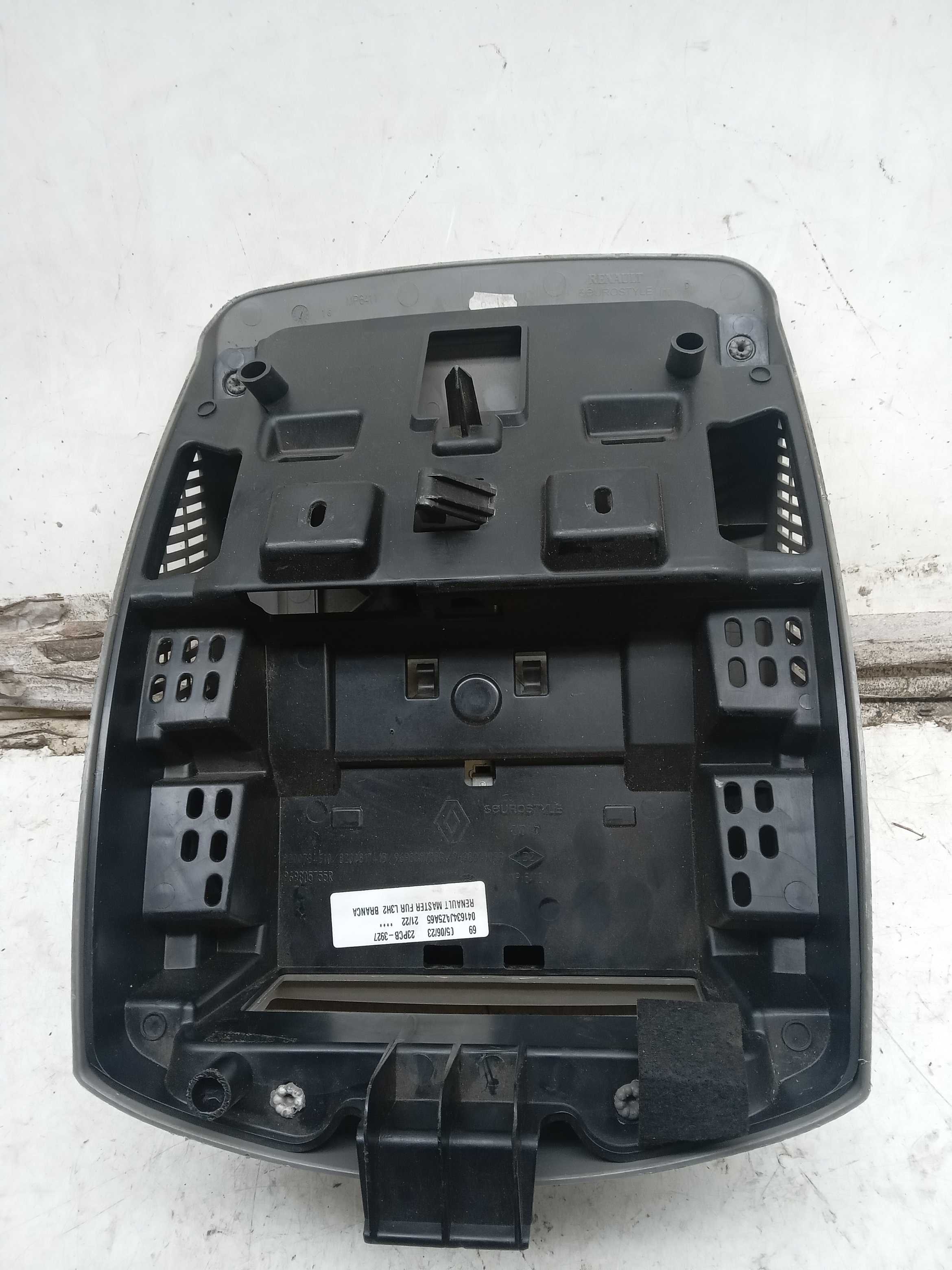 MOLDURA SUPORTE LUZ TETO RENAULT MASTER 2020 1