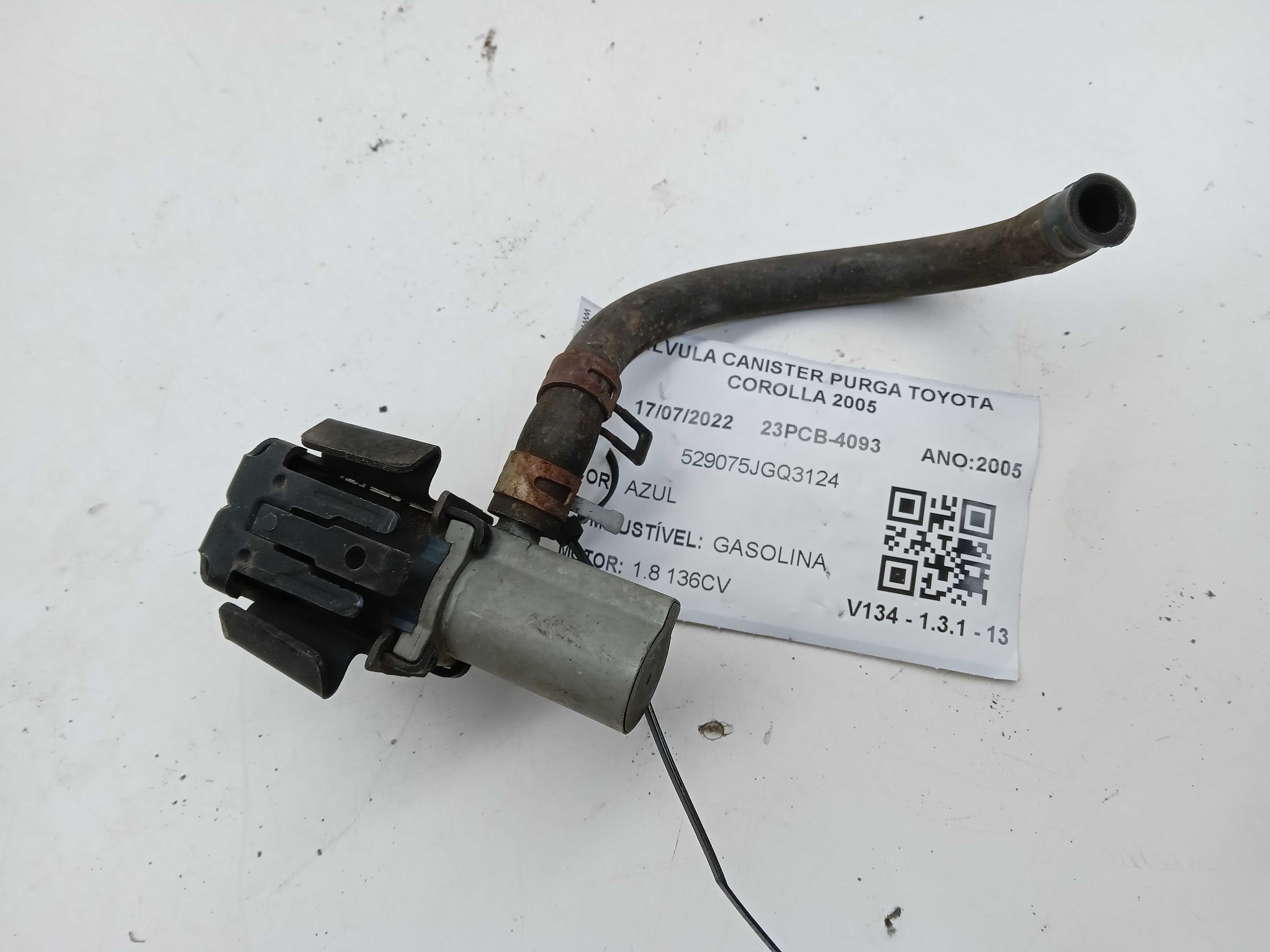 VALVULA CANISTER PURGA TOYOTA COROLLA 2005