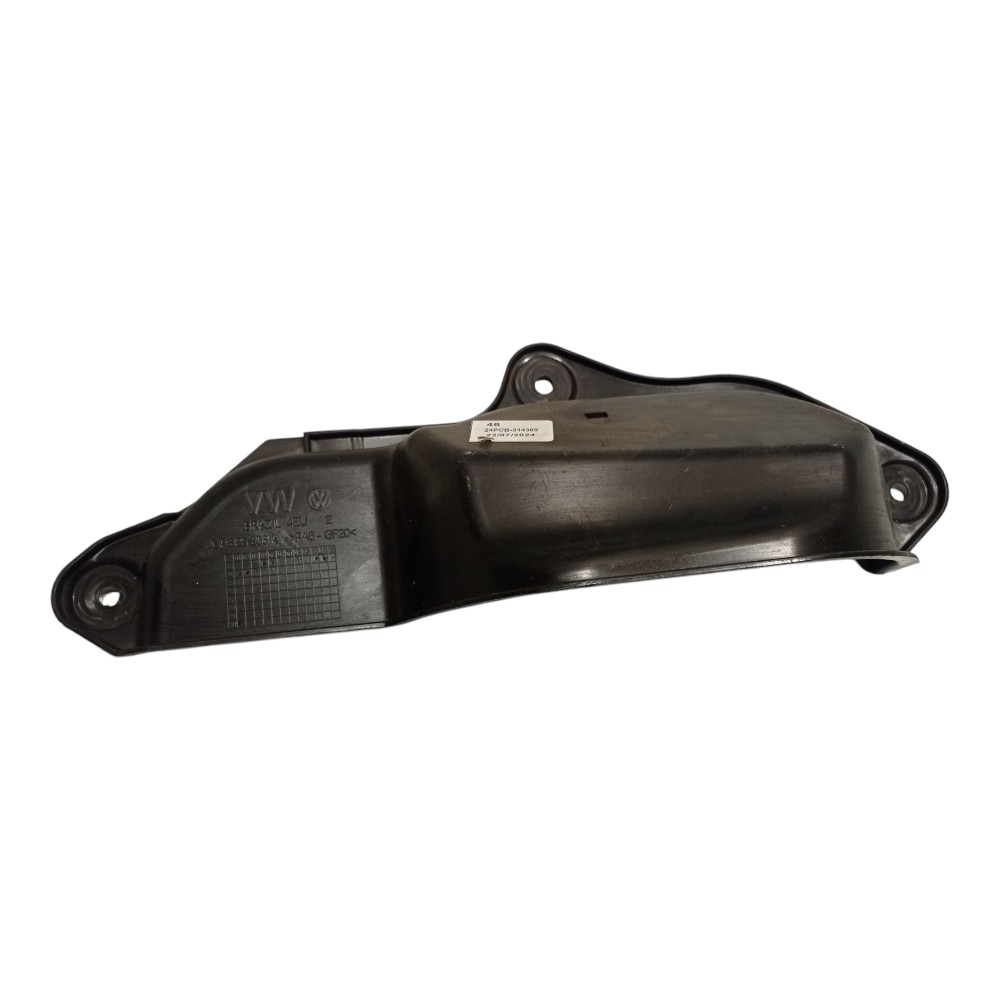 Defletor Calor Escapamento Vw T-cross 2020 2gp825253 Preto 2