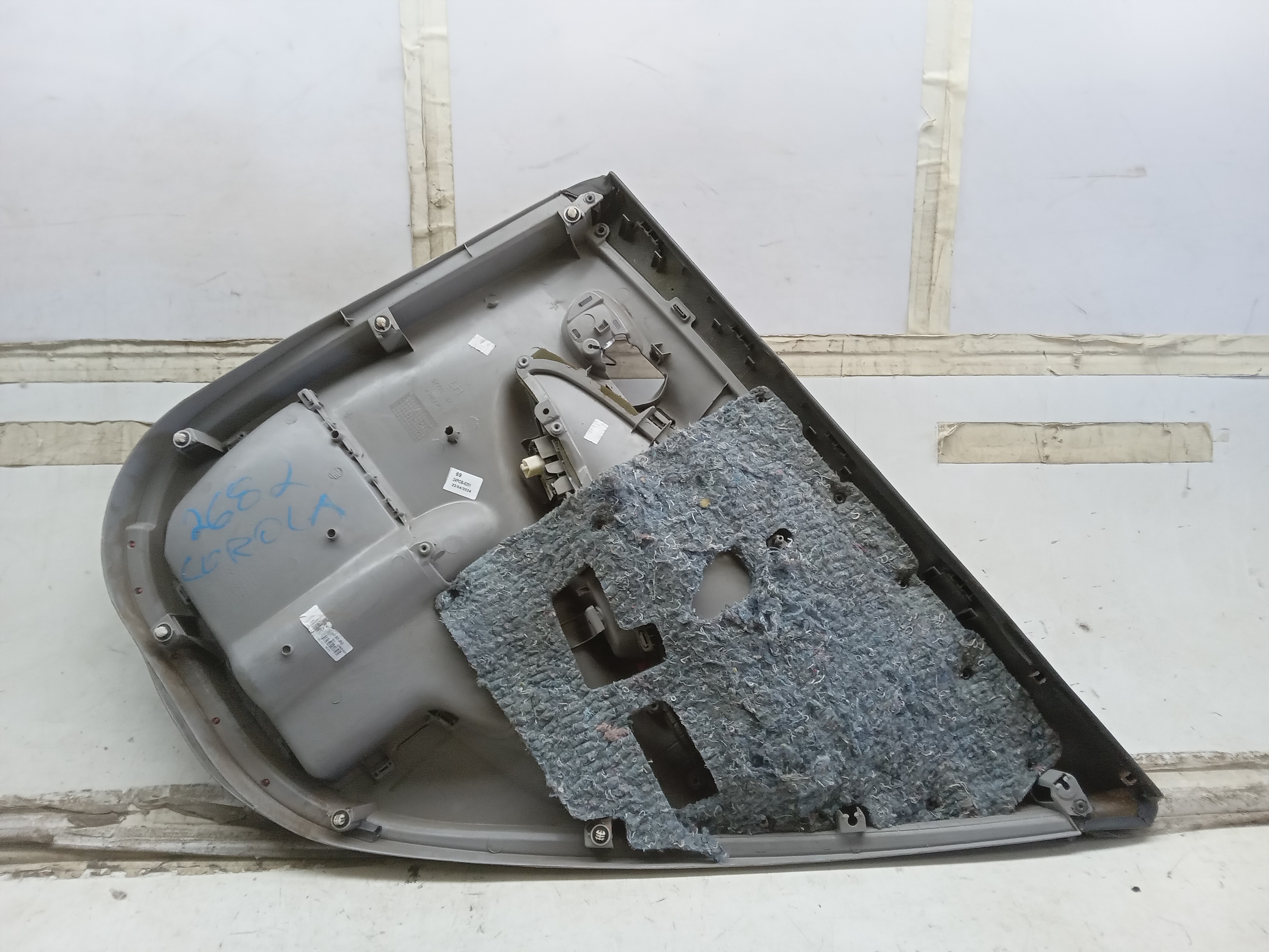 FORRO PORTA TRASEIRO LE TOYOTA COROLLA 2010 2