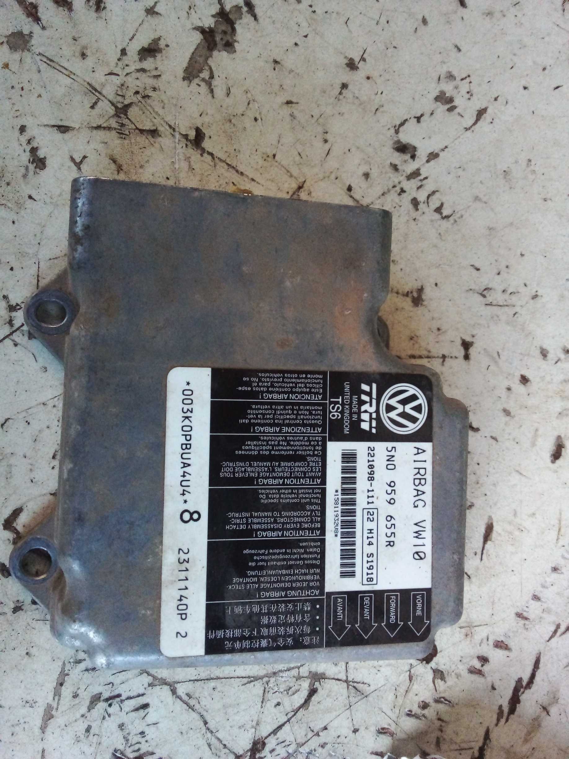 MODULO AIR BAG TIGUAN 2.0  2012